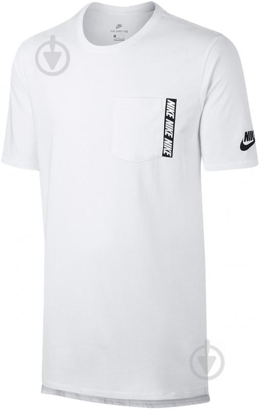 Футболка Nike M NSW TEE DRPTL AV15 PRNT 856469-101 р.M белый - фото 1