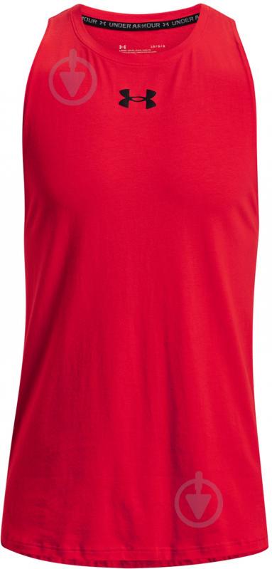 Майка Under Armour UA BASELINE COTTON TANK 1361901-601 р.XL красный - фото 4