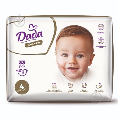 Підгузки Dada Elite Care MAXI 7-18 кг 33 шт. - фото 1