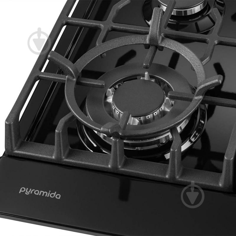 Варильна поверхня газова Pyramida PFE 643 BLACK LUXE - фото 18