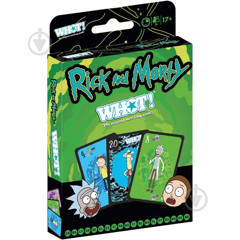 Игральные карты Winning Moves RICK AND MORTY WHOT! Board Game (Рик и Морти) (WM02941-ML1-12) - фото 3