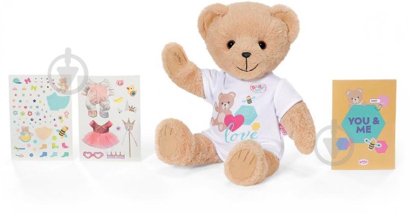 ᐉ Мягкая игрушка Zapf Baby Born Мишка Тедди разноцветный 834435