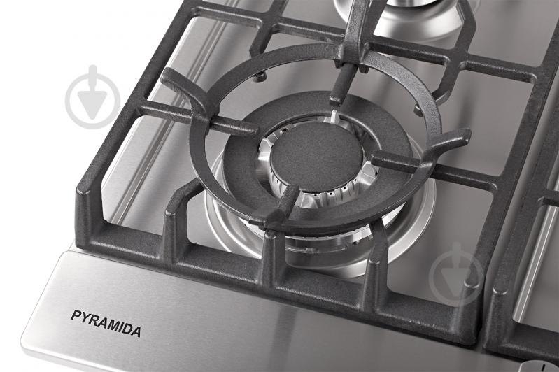 Варильна поверхня газова Pyramida PFX 643 INOX LUXE - фото 2