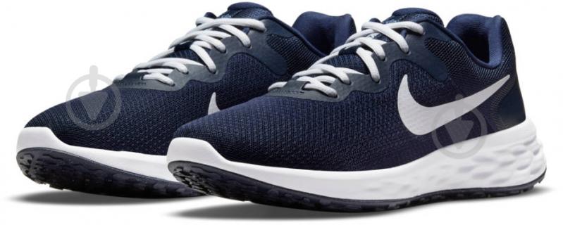 Кроссовки мужские демисезонные Nike REVOLUTION 6 NN DC3728-401 р.41 синие - фото 6