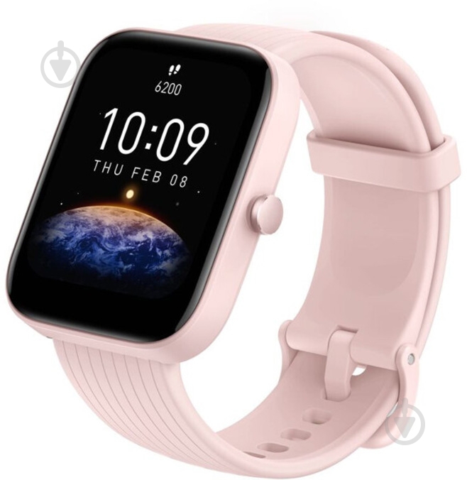 Смарт-часы Xiaomi pink (Amazfit Bip 3 Pink) - фото 1