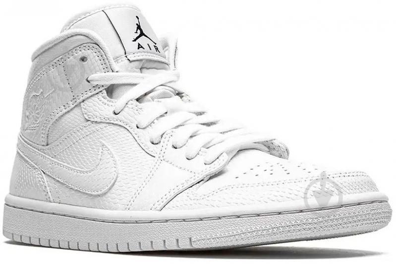 Кроссовки женские демисезонные Jordan AIR 1 MID BQ6472-110 р.38,5 белые - фото 2