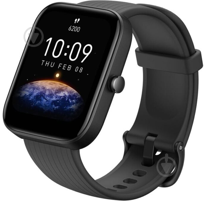 Смарт-годинник Xiaomi black (Amazfit Bip 3 Black) - фото 1