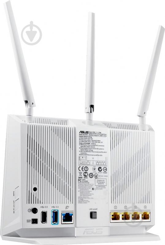 Wi-Fi-роутер Asus RT-AC68U_W - фото 3 Wi-Fi-роутер Asus RT-AC68U_W - фото 3