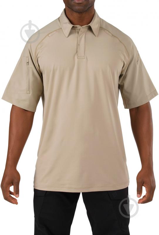 Поло 5.11 Tactical Rapid Performance Polo - Short Sleeve 41018 р.XXL хакі - фото 1