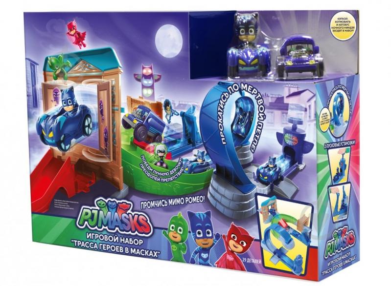 Ігровий набір PJ Masks Траса героїв у масках 24760 - фото 1