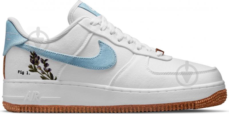 Кроссовки женские демисезонные Nike AIR FORCE 1 CZ0269-100 р.37,5 белые - фото 1