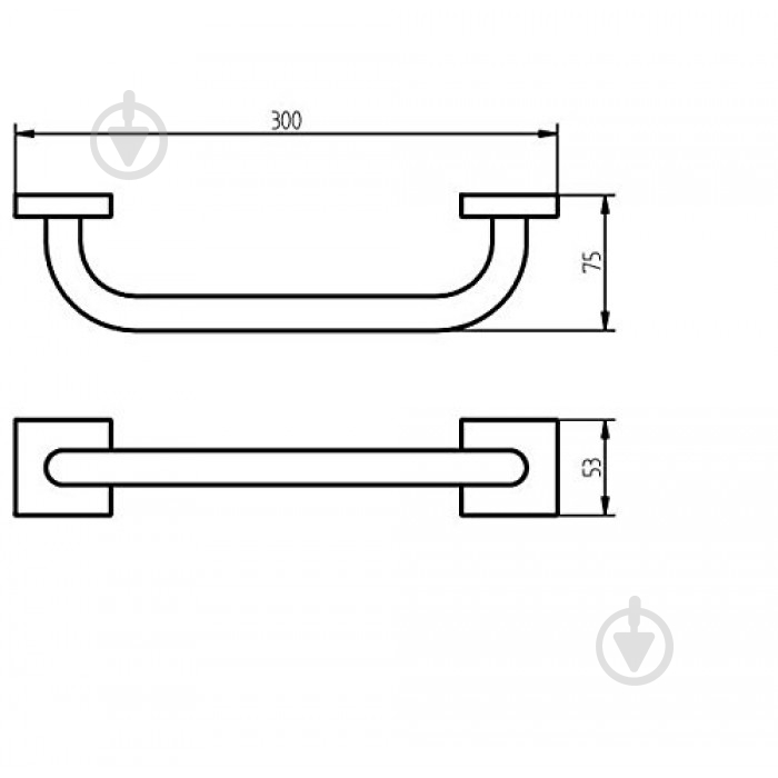 Держатель Mezzo 30 см - фото 3
