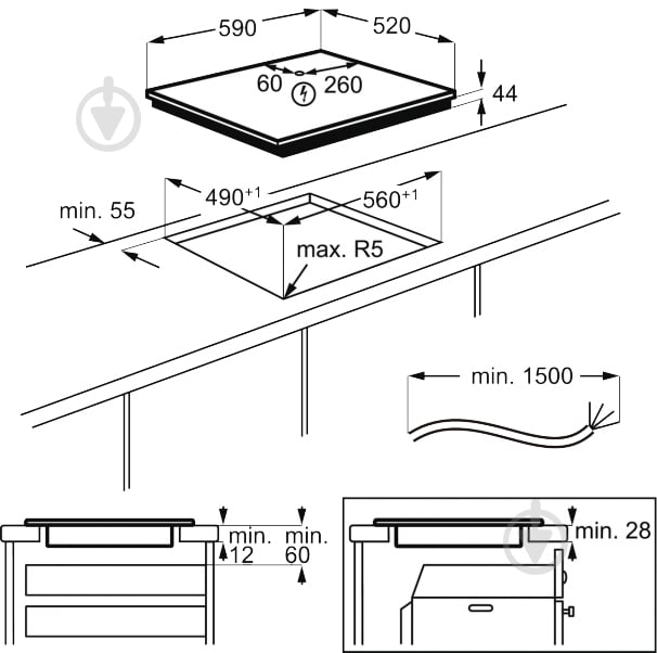 Варочная поверхность индукционная Electrolux IPE6463KI - фото 2