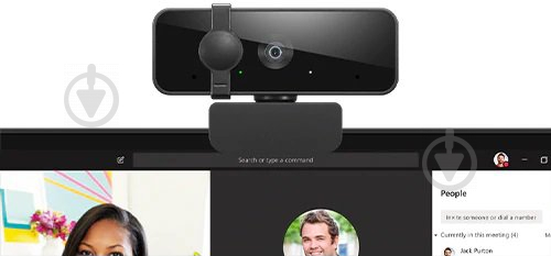 Веб-камера Lenovo Essential FHD WebCam Black (4XC1B34802) - фото 6