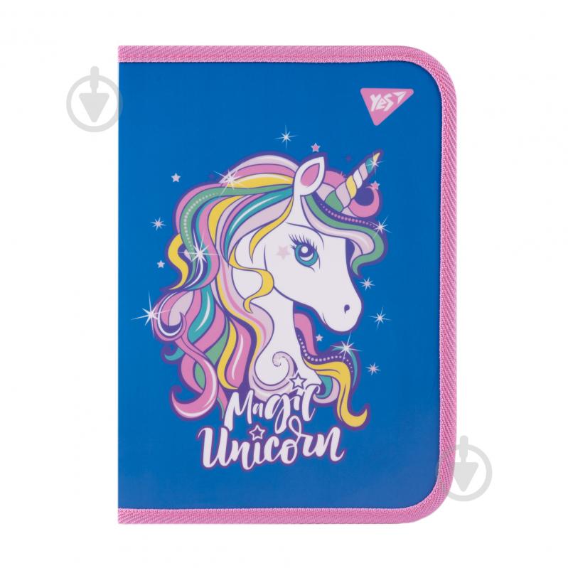 Папка на молнии Glamour синяя В5 YES 492206 - фото 1 Папка на молнии Glamour синяя В5 YES 492206 - фото 1