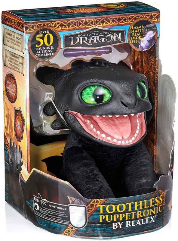 Игрушка мягкая интерактивная Real FX Беззубик HTTYD-1001-01 - фото 10