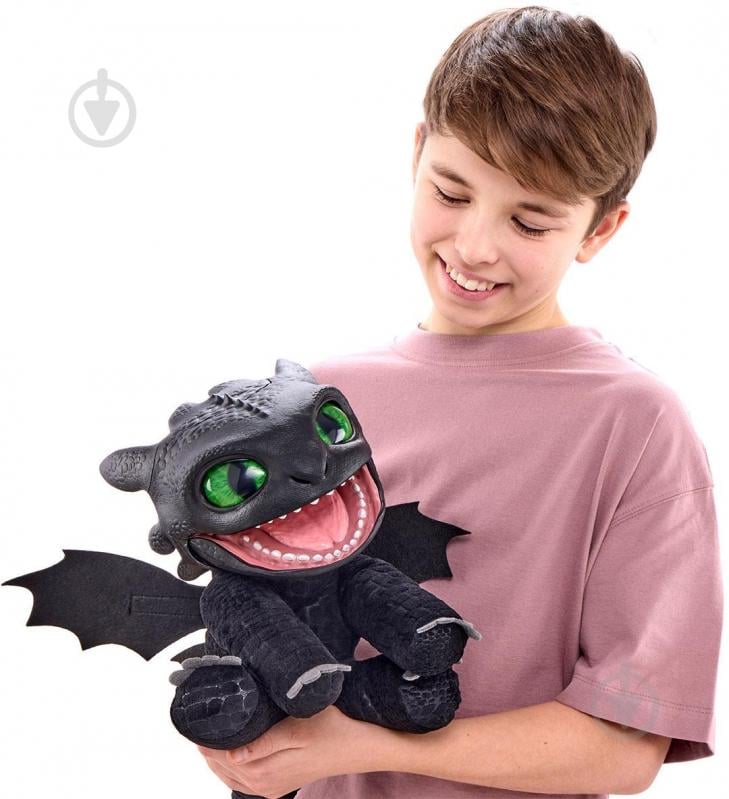 Игрушка мягкая интерактивная Real FX Беззубик HTTYD-1001-01 - фото 7