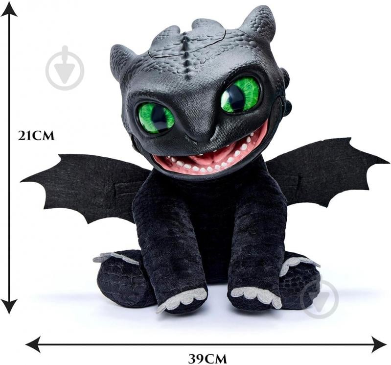 Игрушка мягкая интерактивная Real FX Беззубик HTTYD-1001-01 - фото 2