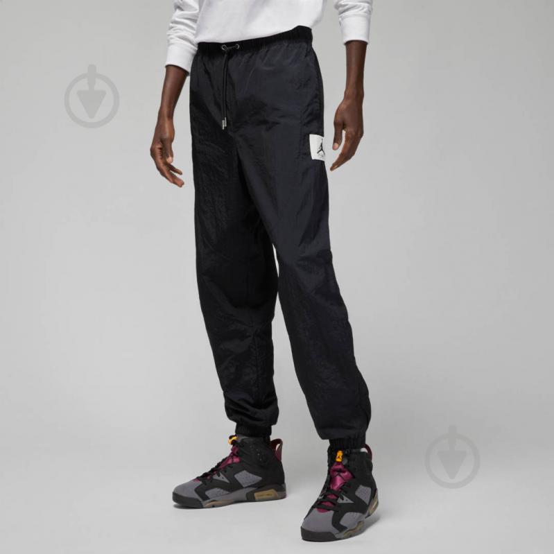 Штани Nike M J ESS STMT WARMUP PANT DQ7474-010 р. XL чорний - фото 1