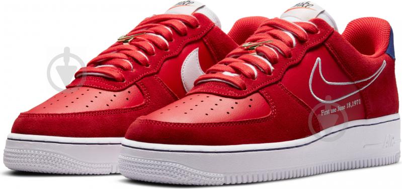 Кросівки чоловічі зимові Nike Air Force 1 '07 LV8 DB3597-600 р.42 біло-червоні - фото 6