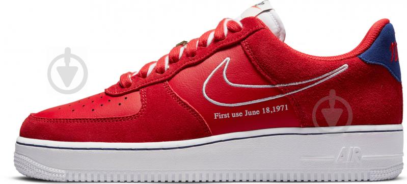 Кросівки чоловічі зимові Nike Air Force 1 '07 LV8 DB3597-600 р.43 біло-червоні - фото 3