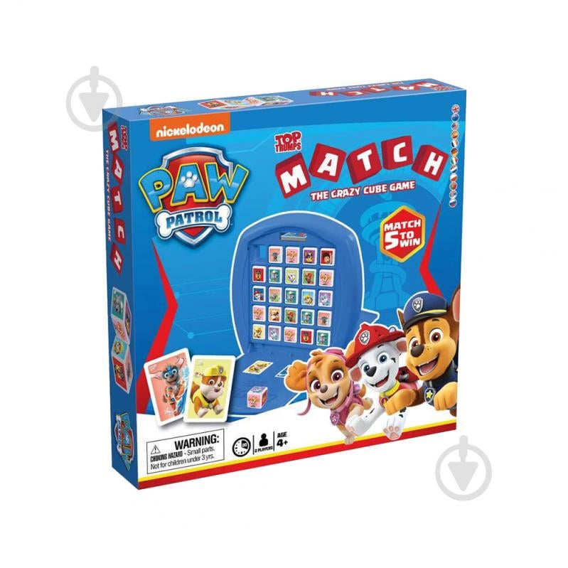 Гра настільна Winning Moves PAW PATROL Top Trumps Match Board (Щенячий патруль) (WM01346-ML1-6) - фото 1