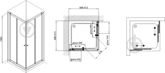 Душова кабіна Koller Pool NC90 - фото 4