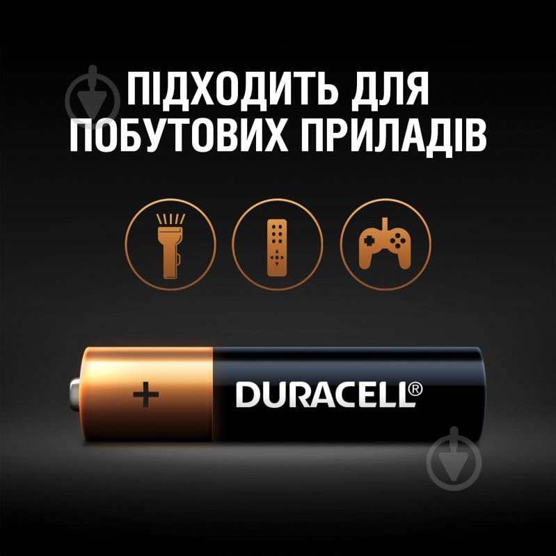 Батарейки Duracell MN2400 AAA (мизинчиковые) 2 шт. (81550794) - фото 4