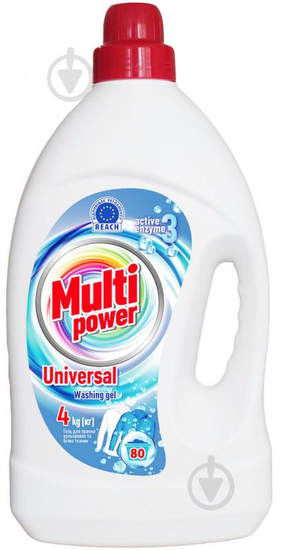 Гель для машинного та ручного прання MultiPower Universal 4 кг - фото 1