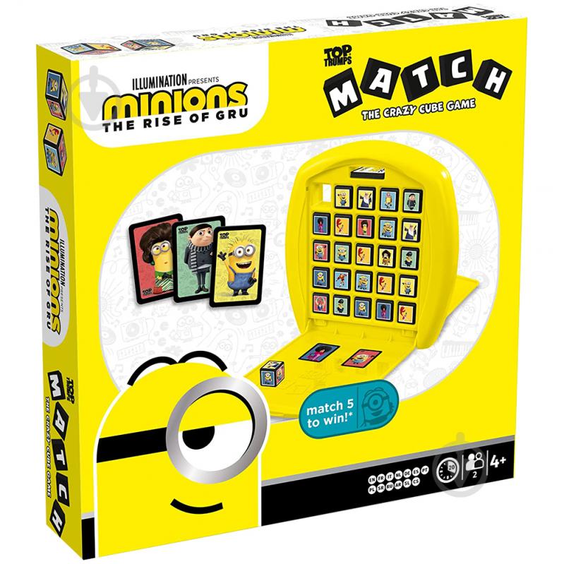 Игра настольная Winning Moves MINIONS Top Trumps Match Board (Миньоны) (WM00246-ML2-6) - фото 5