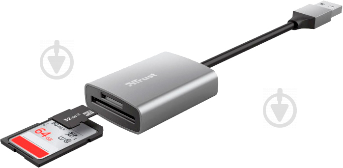 Кардрідер Trust Dalyx Fast USB 3.2 Card reader (24135) - фото 3