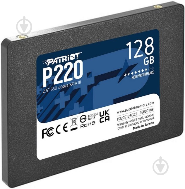 SSD-накопитель Patriot P220 128GB 2,5" SATA III TLC (P220S128G25) - фото 3