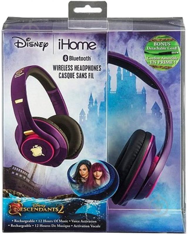 Наушники eKids Disney Descendants Wireless Mic violet (DI-B90DE.FXV7) - фото 5