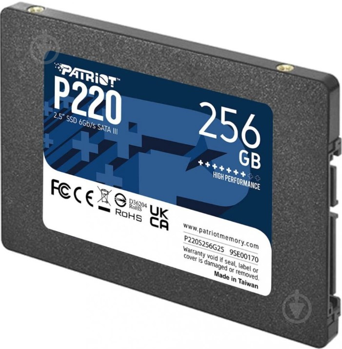 SSD-накопичувач Patriot P220 260GB 2,5" SATA III TLC (P220S256G25) - фото 2