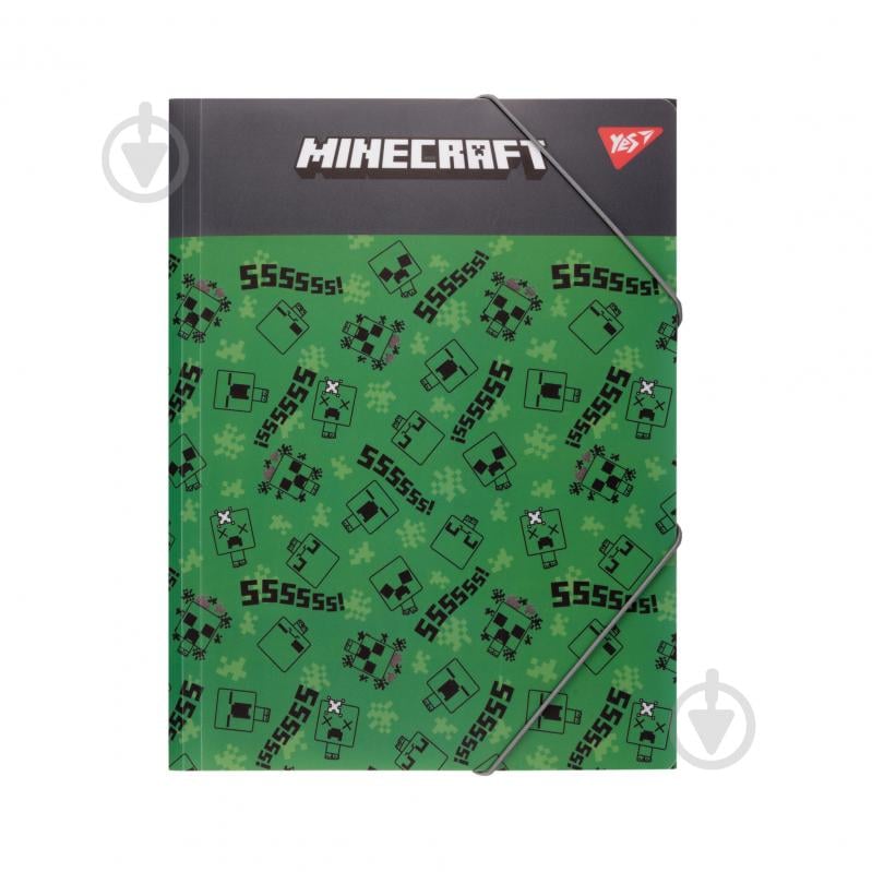 Папка на резинке Minecraft Creepers A4 YES 492214 - фото 1