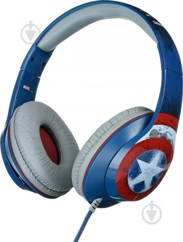 Навушники eKids Marvel Captain America blue (VI-M40CA.11XV7) - фото 1