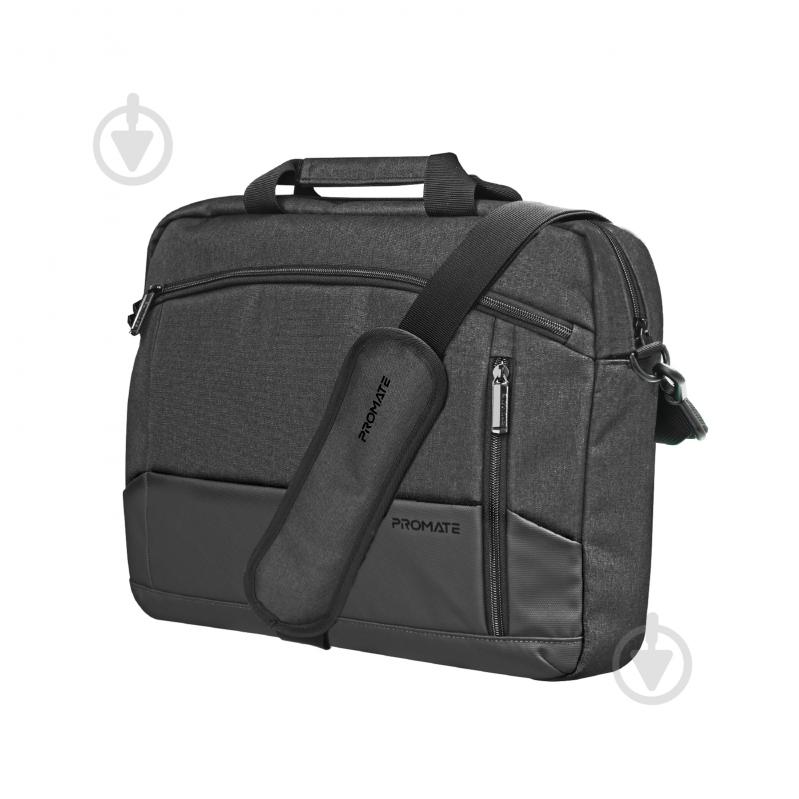 Сумка для ноутбука Promate 15.6" black (satchel-mb.black) Satchel-MB - фото 1