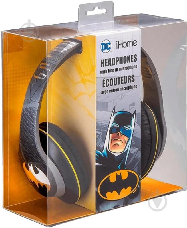 Навушники eKids Warner Bros Batman grey (RI-M40BM.FXV7) - фото 3