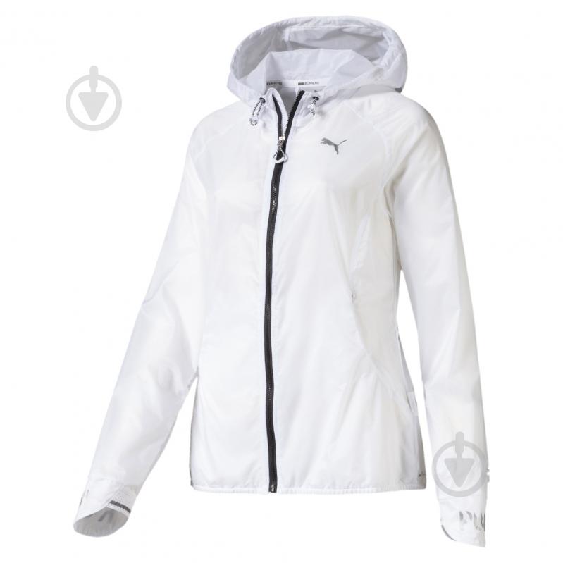 Ветровка женская Puma Get Fast Jacket 51824901 р.M белая - фото 1