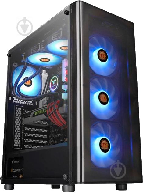 Корпус Thermaltake V200 TG RGB Black (CA-1K8-00M1WN-01) - фото 1