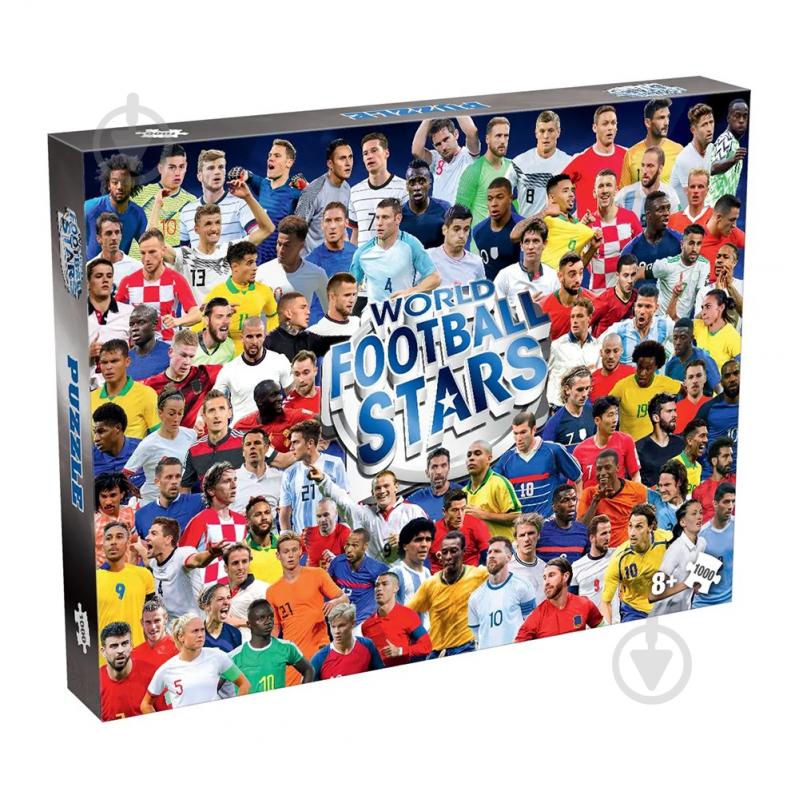 Пазл Winning Moves WORLD FOOTBALL STARS из 1000 кусочков (WM03897-ML1-6) - фото 1