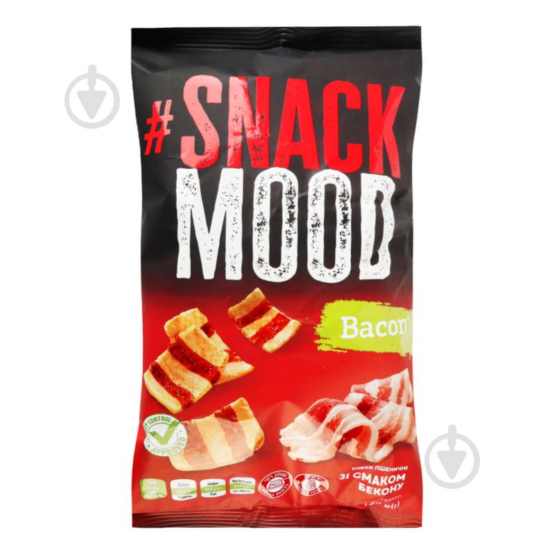 Снеки SNACK MOOD пшеничні зі смаком бекону 140 г - фото 1