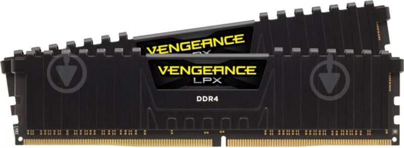 Оперативна пам'ять Corsair DDR4 SDRAM 16 GB (2x8GB) 3600 MHz (CMK16GX4M2D3600C18) Vengeance LPX Black - фото 1