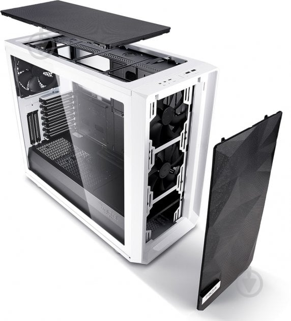 Корпус Fractal Design Meshify S2 White TG Clear (FD-CA-MESH-S2-WT-TGC) - фото 19