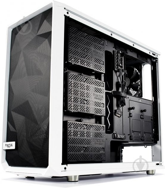 Корпус Fractal Design Meshify S2 White TG Clear (FD-CA-MESH-S2-WT-TGC) - фото 4