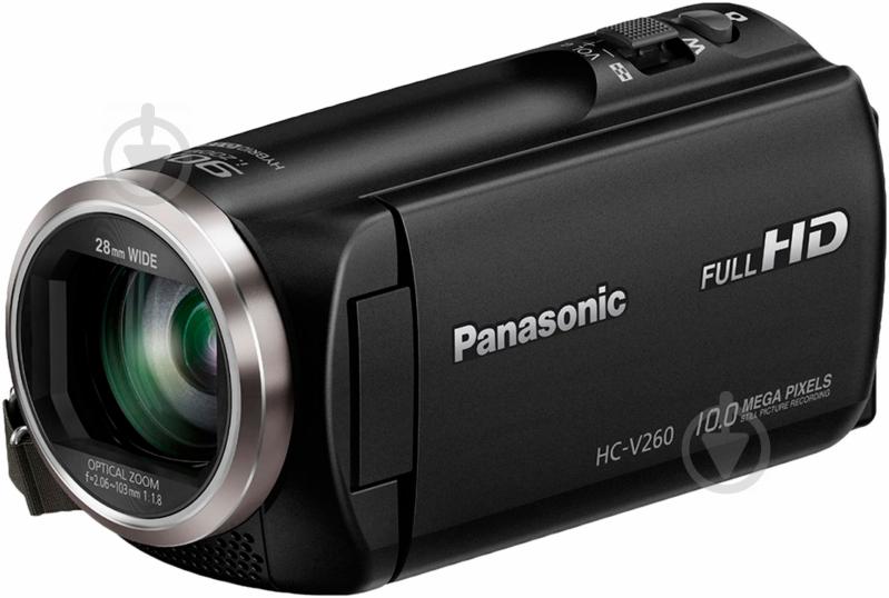 Видеокамера Panasonic HC-V260 black (HC-V260EE-K) - фото 1