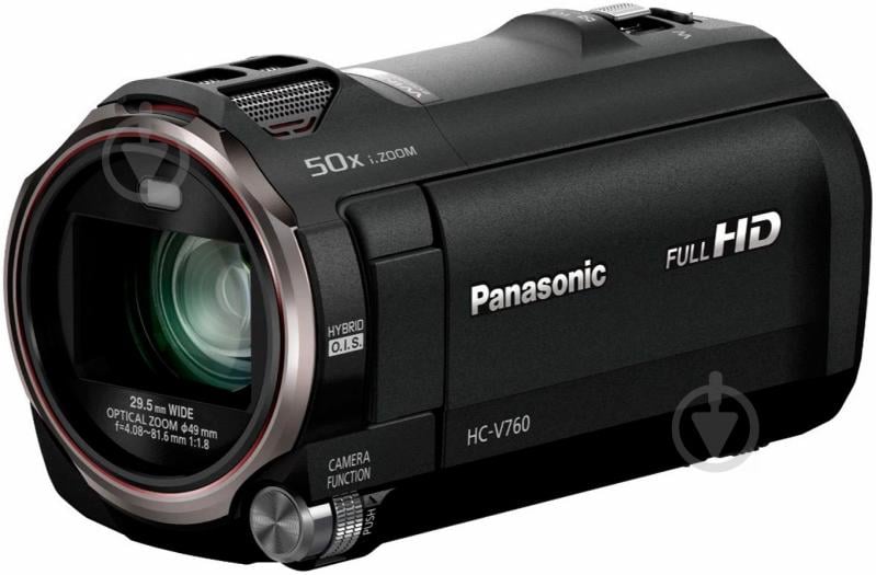 Видеокамера Panasonic HC-V760 black (HC-V760EE-K) - фото 1