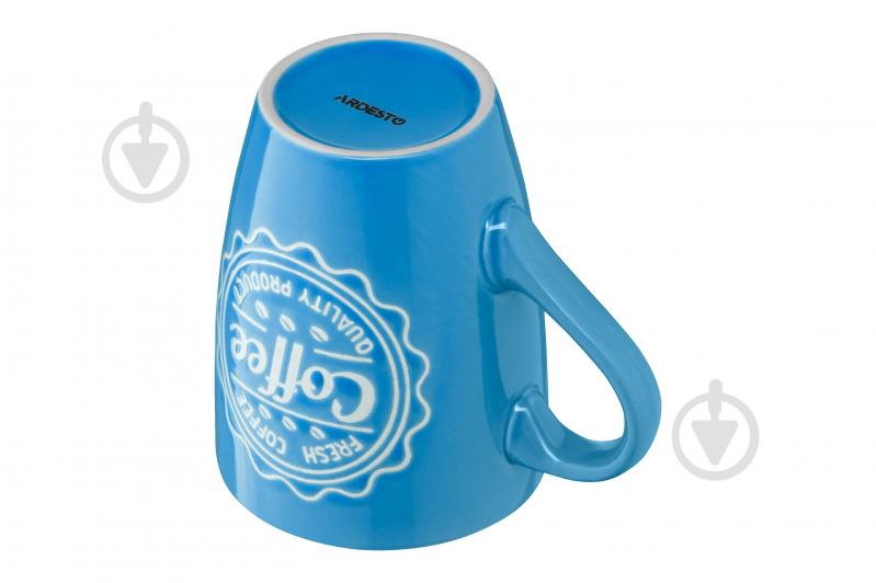 Чашка Ardesto Coffee 330 мл синяя AR3469BL - фото 3