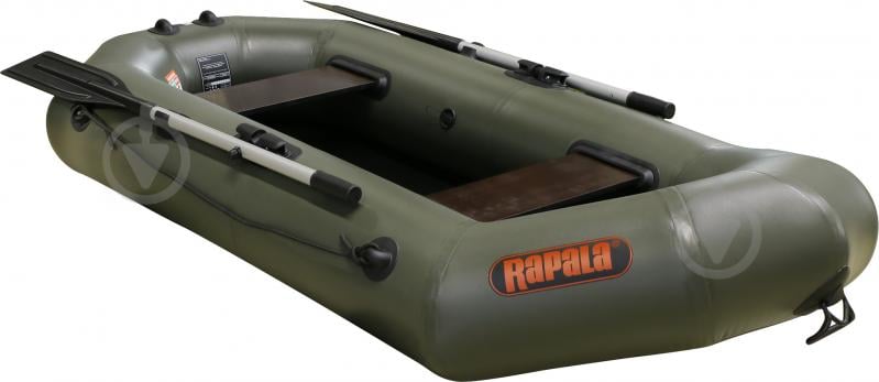 Човен надувний Rapala + Супер Латка (рідкий ПВХ у дарунок) MK-240 зелений - фото 1