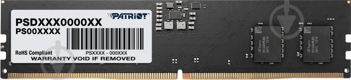 Оперативная память Patriot DDR5 SDRAM 8 GB (1x8GB) 4800 MHz (PSD58G480041) Signature - фото 1